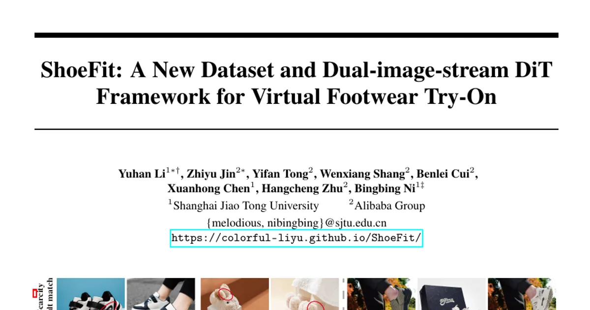 ShoeFit: A New Dataset and Dual-image-stream DiT Framework for Virtual Footwear Try-On
