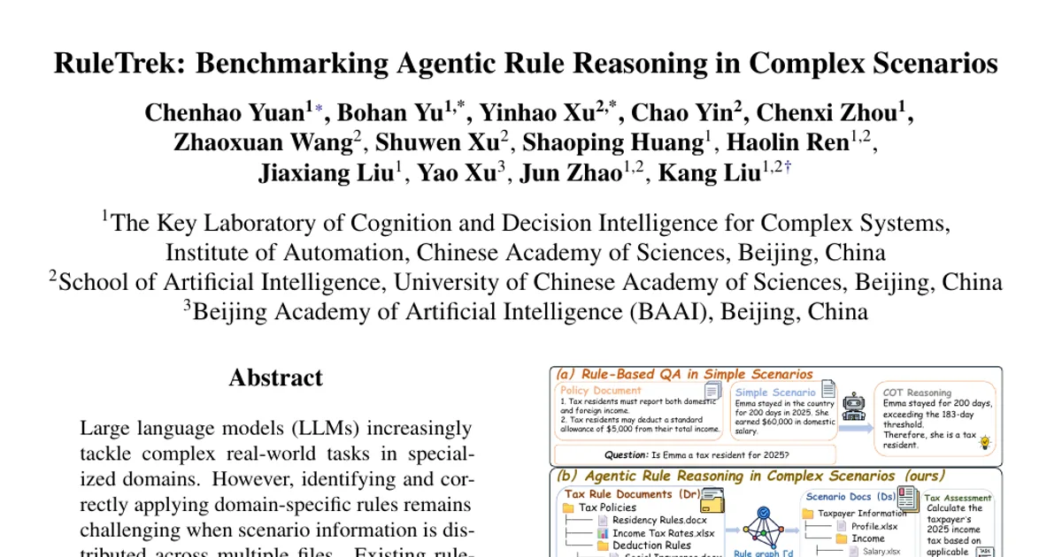 RuleTrek: Benchmarking Agentic Rule Reasoning in Complex Scenarios