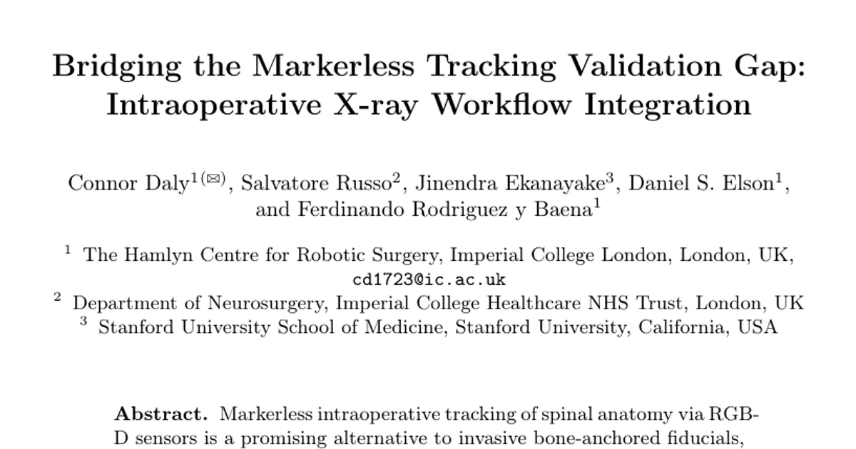 Bridging the Markerless Tracking Validation Gap: Intraoperative X-ray Workflow Integration