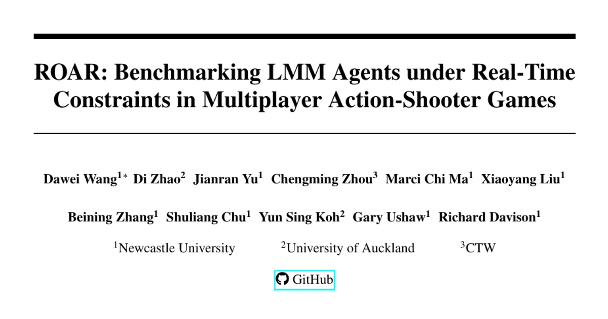 ROAR: Benchmarking LMM Agents under Real-Time Constraints in Multiplayer Action-Shooter Games