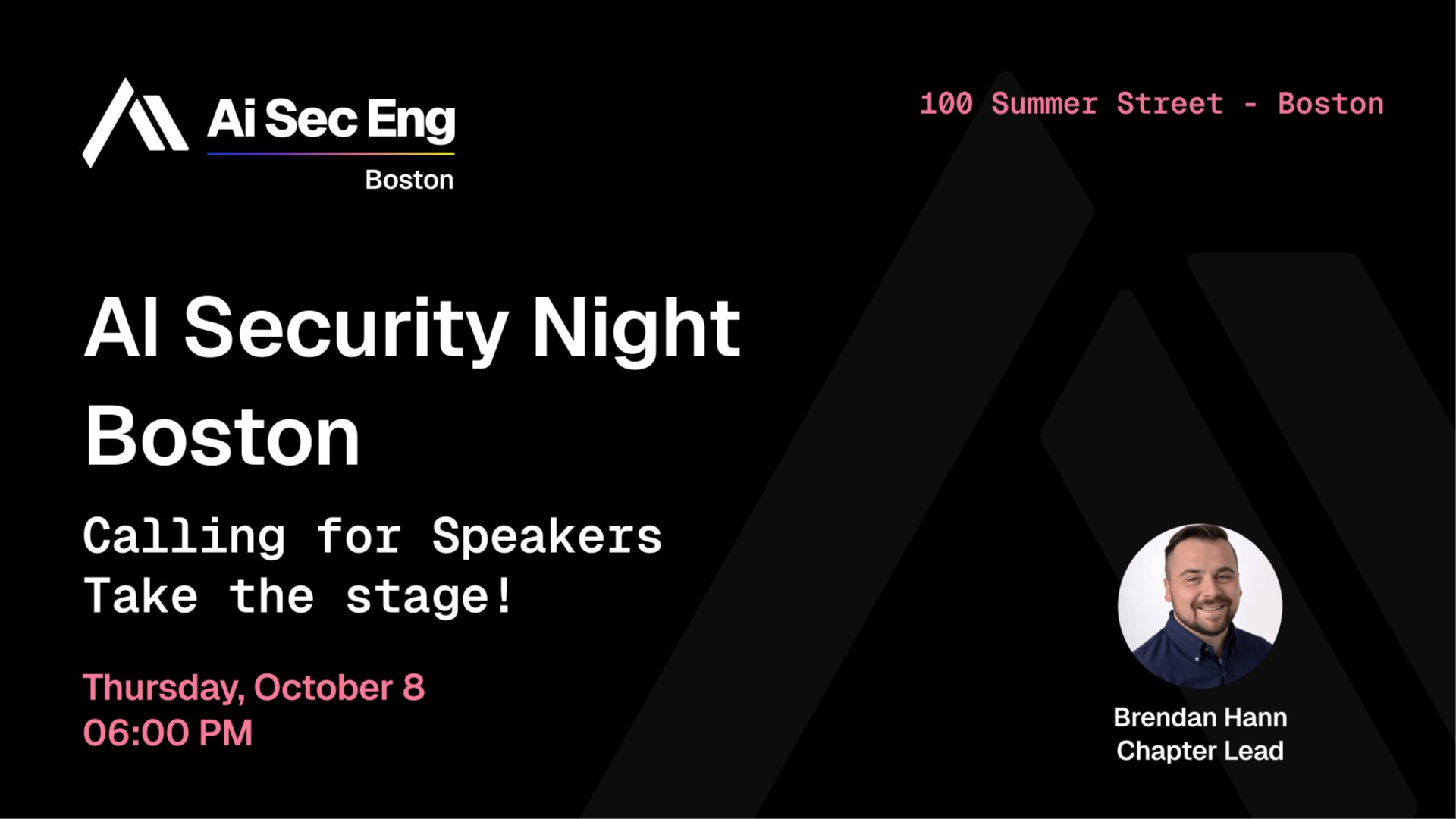 AI Security Night - Boston