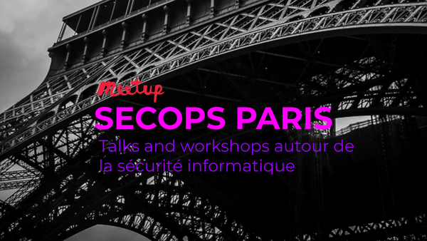 Meetup SecParis #31