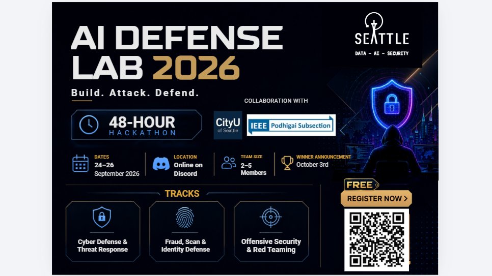 AI Defense Lab 2026 | Register only using Link⬇️