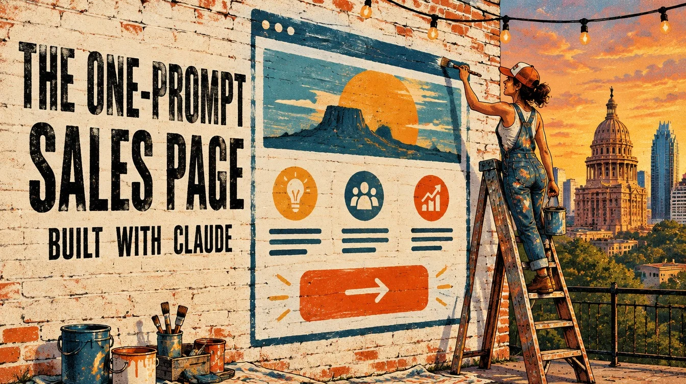 The One-Prompt Sales Page: Built with Claude in an Evening [ONLINE]