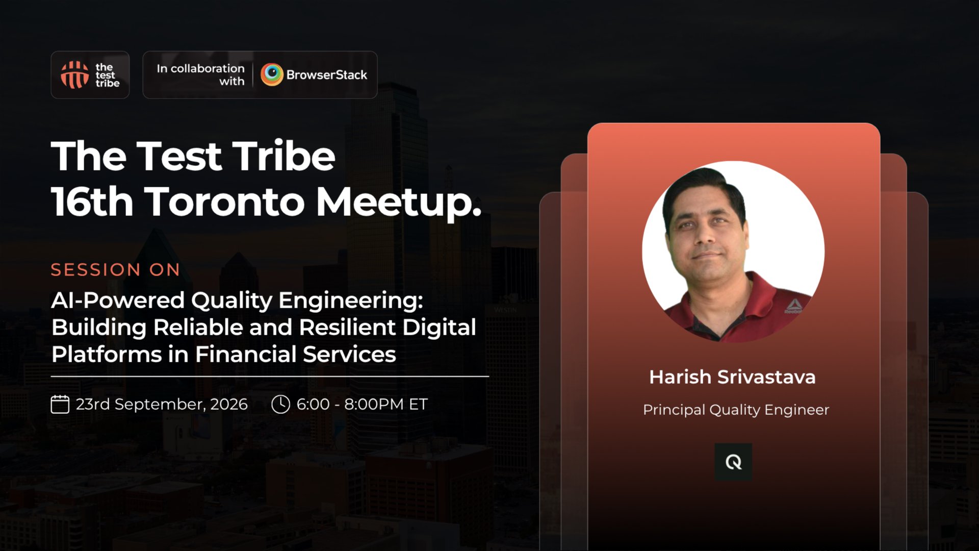 AI-Powered QE: Building Reliable & Resilient Digital Platforms | TTT Meetup