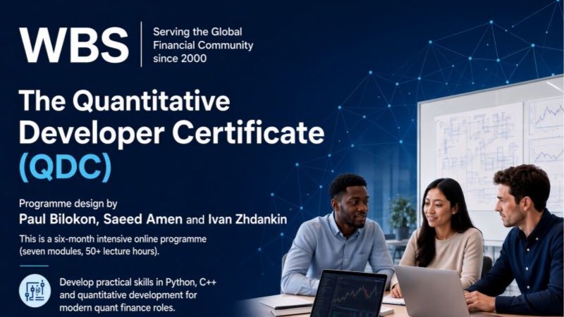 The Quantitative Developer Certificate (QDC): New Module - AI, GenAI & LLMs