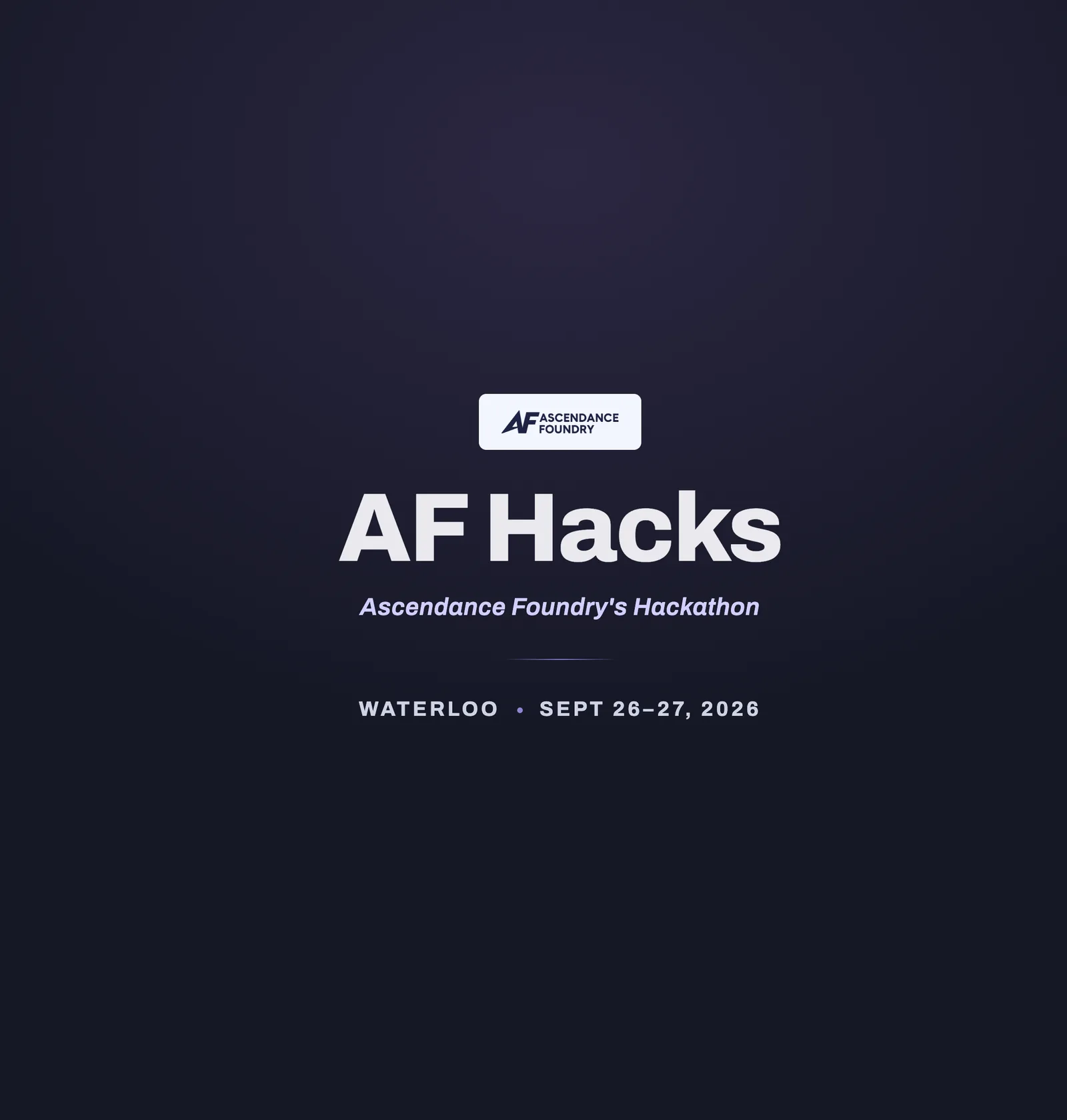 Ascendance Foundry's Hackathon