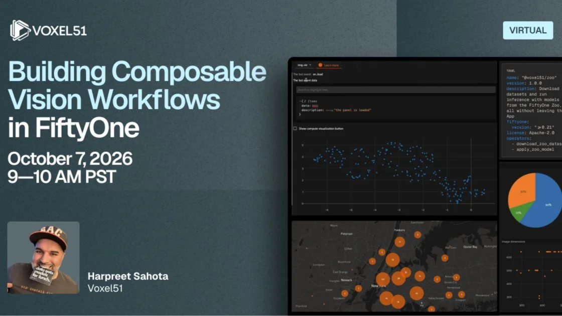 Oct 7 - Building Composable Vision Workflows in FiftyOne