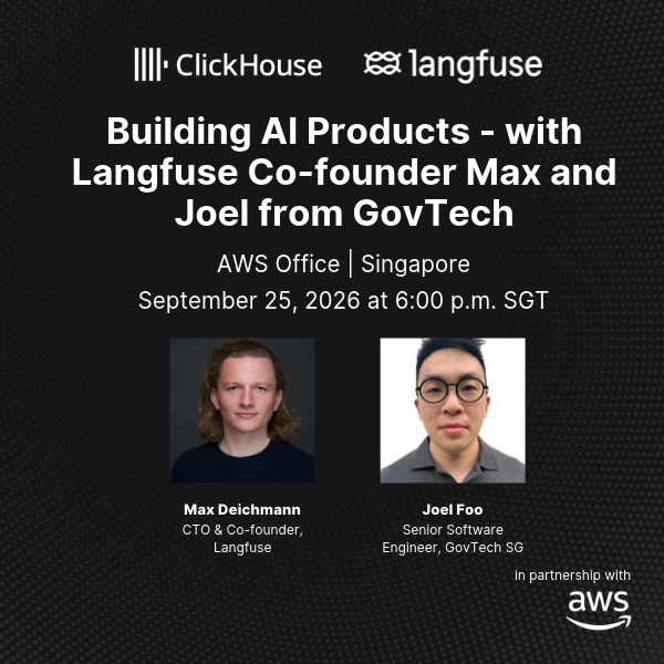 Building AI Products - with Langfuse Co-founder Max and Joel from GovTech