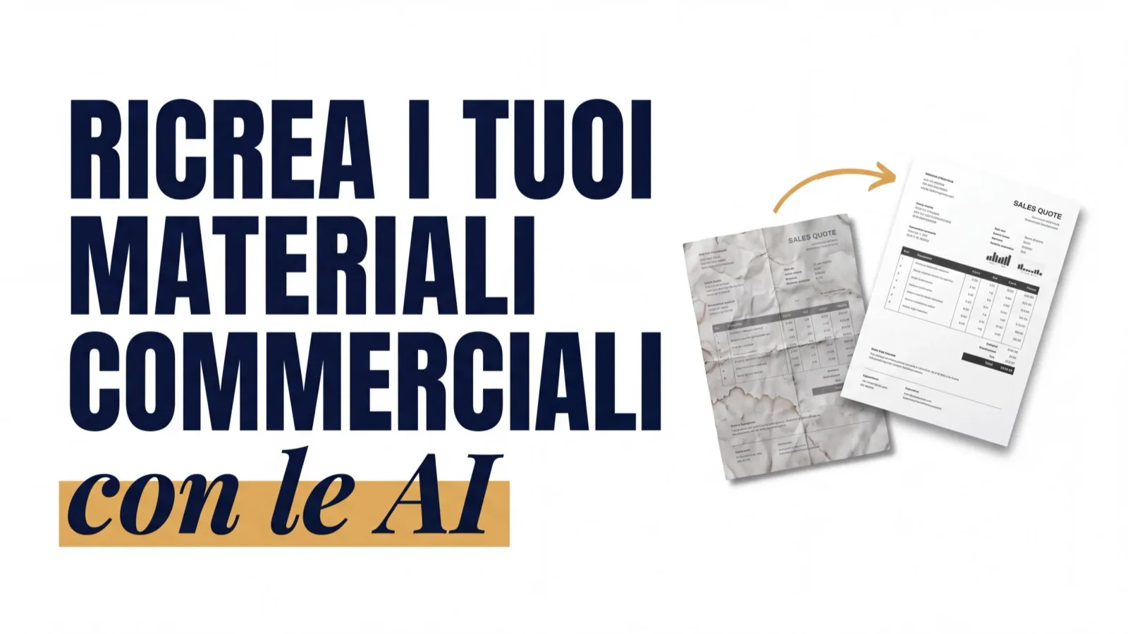 L'AI nella tua macchina commerciale: il tagliando in 60 minuti