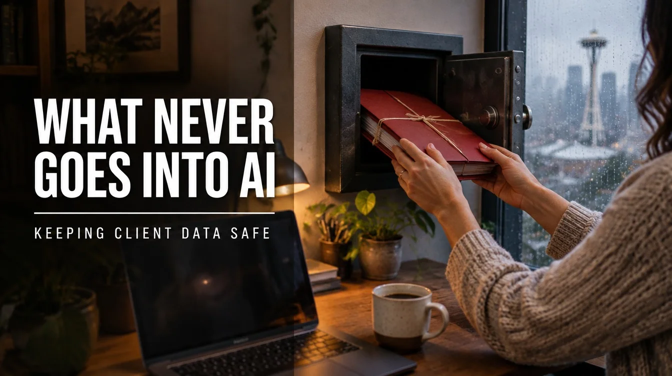 What Never Goes Into Claude or ChatGPT: Keeping Client Data Safe [ONLINE]