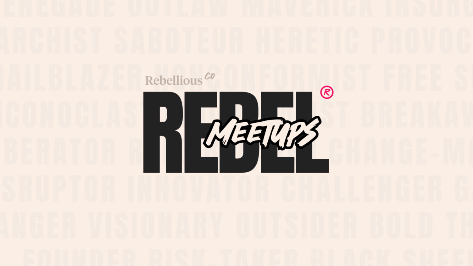 Networking for founders, creators, freelancers + rebels ⚡