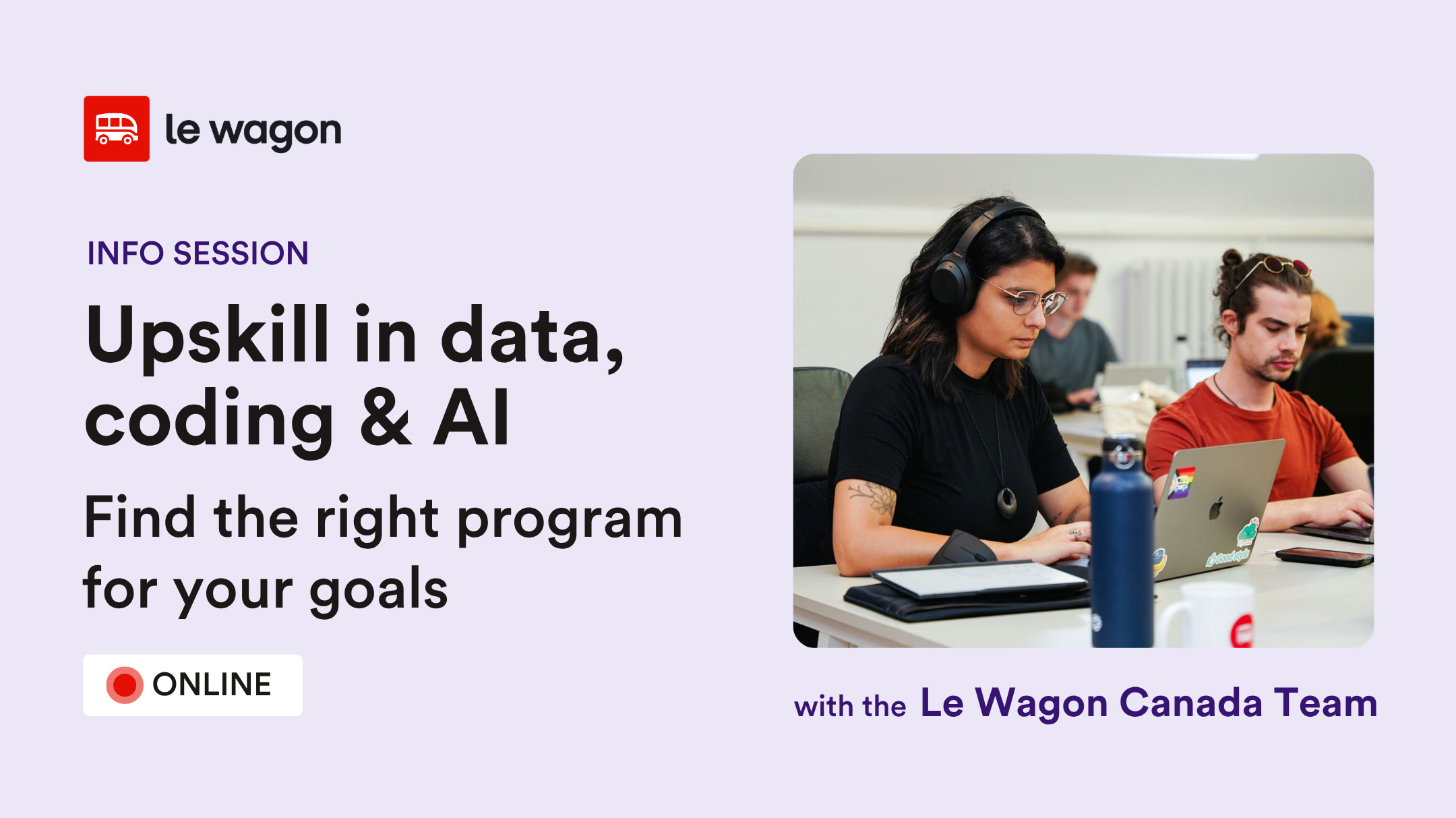 Upskill in data, coding & AI: Find the program for your goals