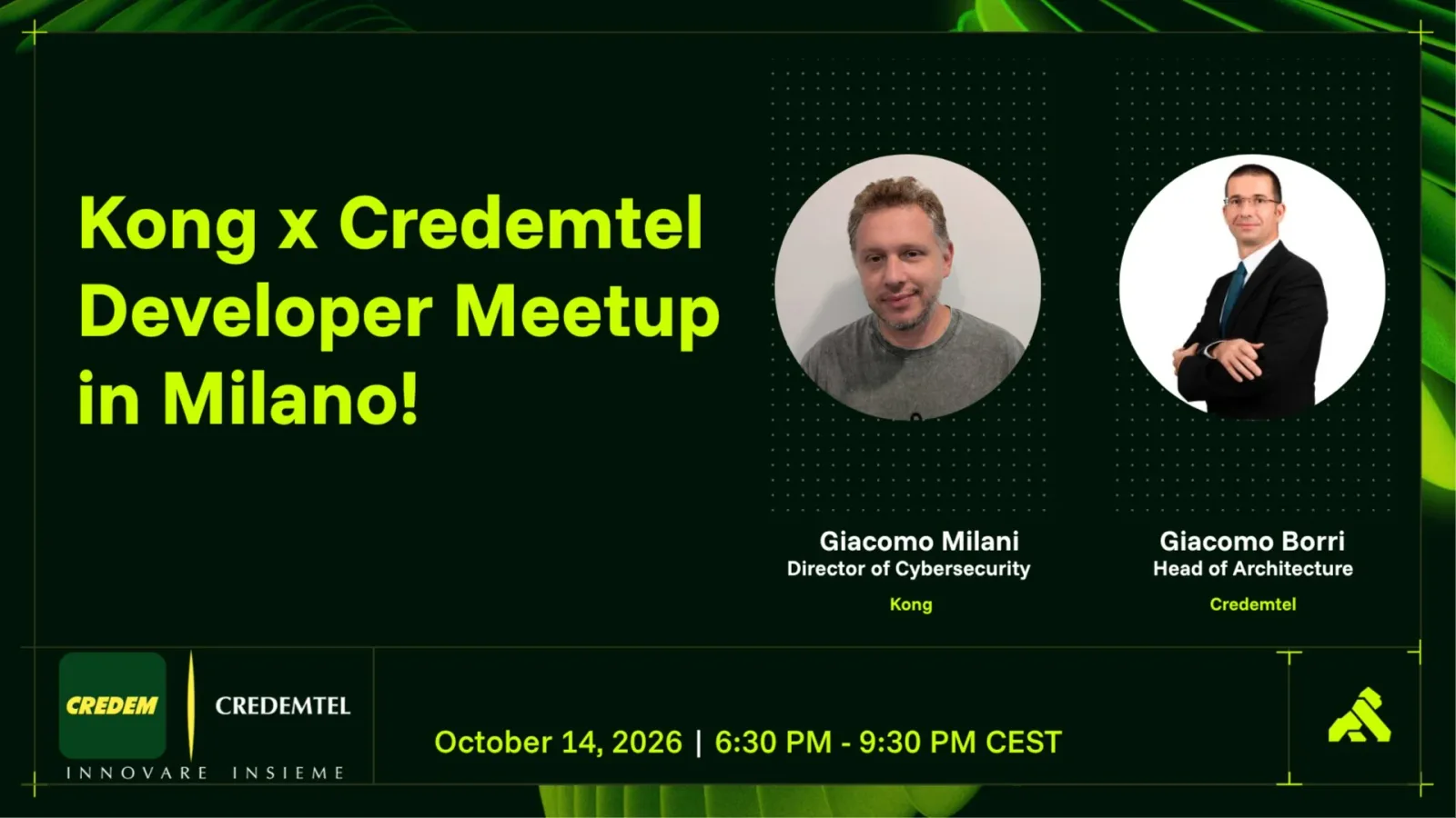 Kong x Credemtel Meetup: Building Secure AI Systems in Milan