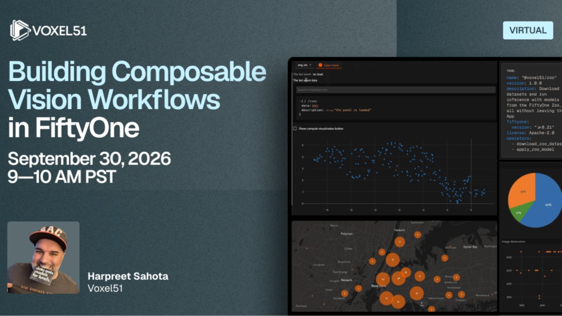Sept 30 - Building Composable Vision Workflows in FiftyOne