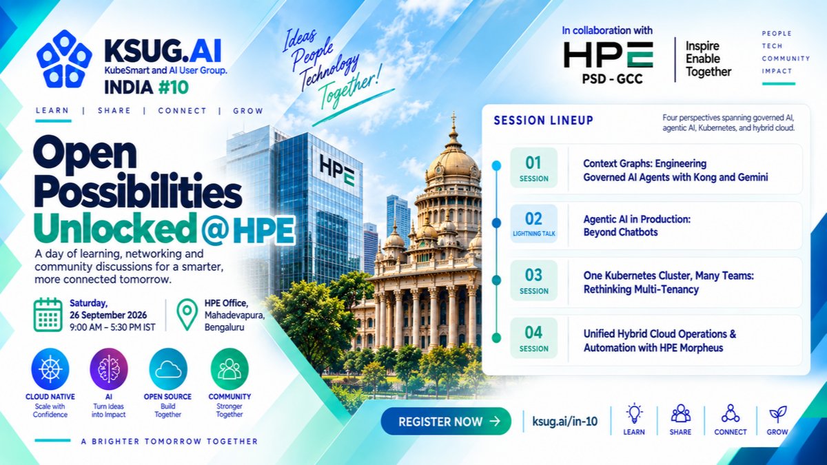 KSUG.AI India #10 Cloud Native & AI Meetup @ HPE