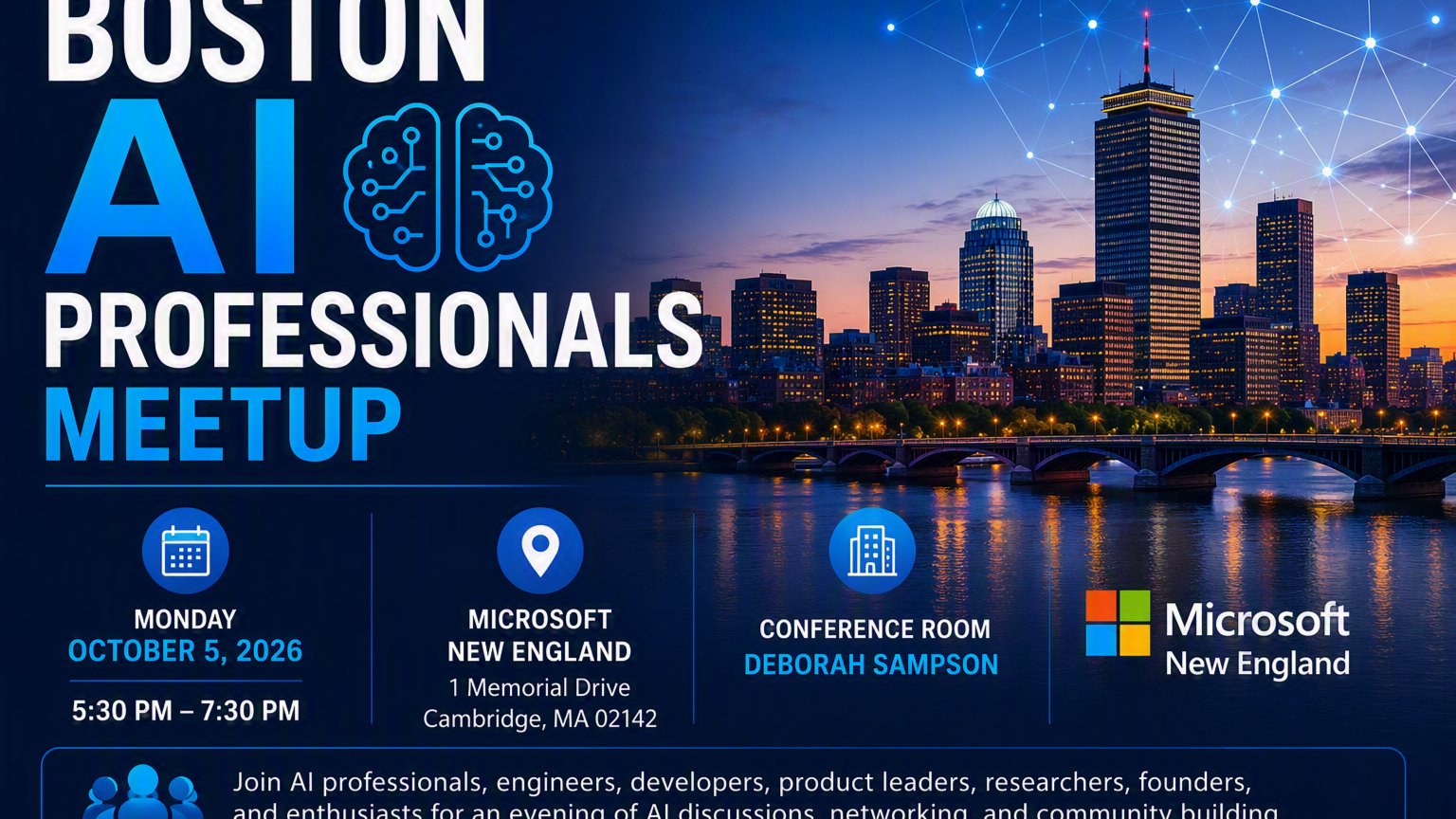 Boston AI Professionals Meetup Oct '26