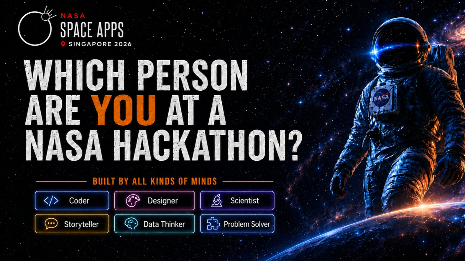 NASA Space Apps Challenge Singapore 2026 🚀 | Virtual Hackathon