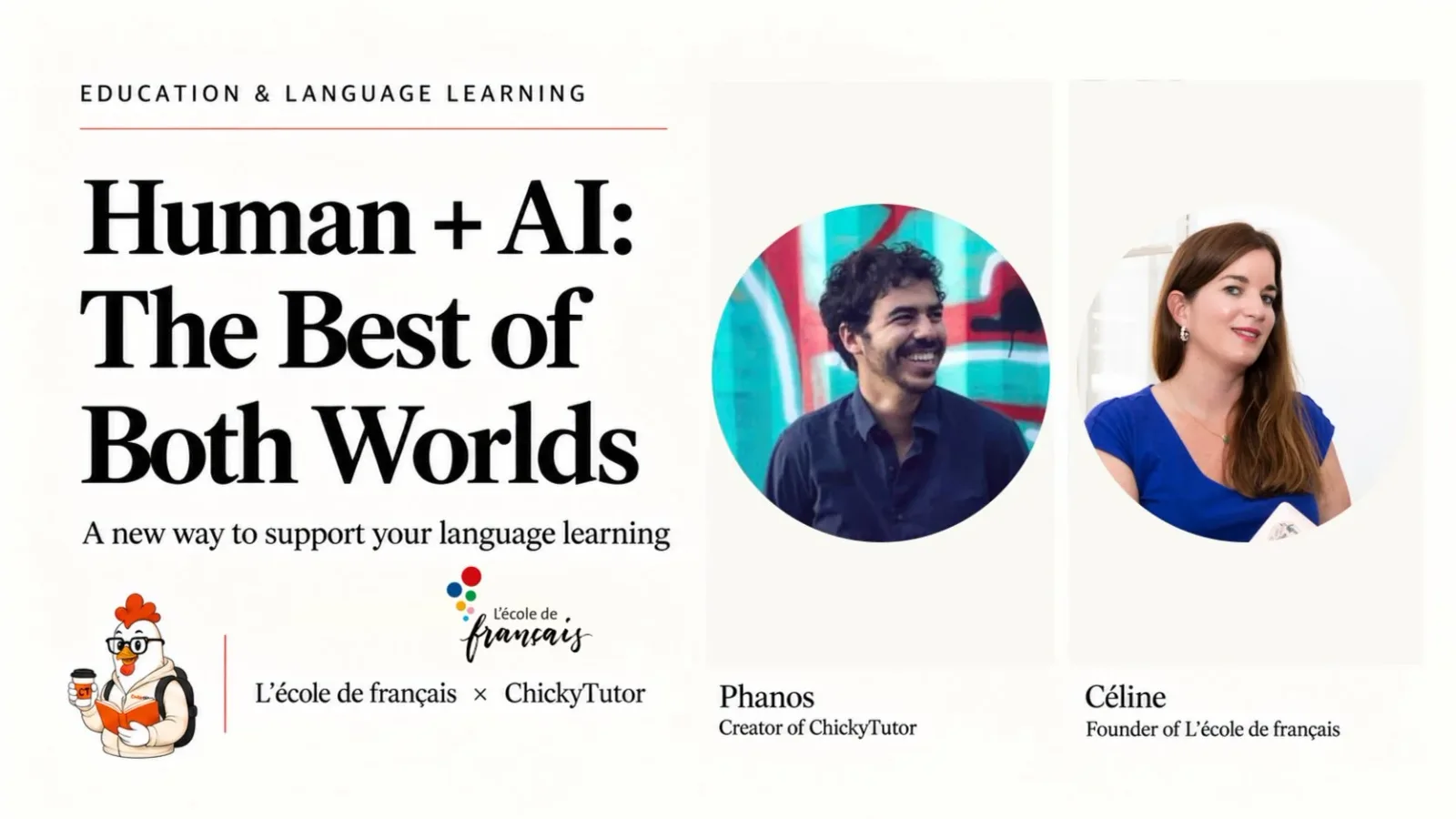 Human + AI Teachers: The Best of Both Worlds