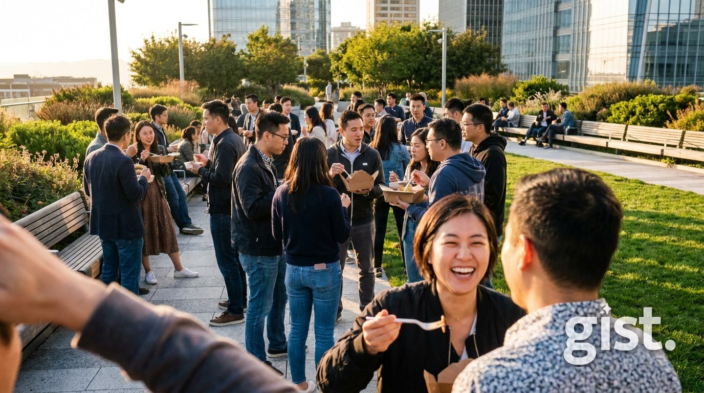 Designers and Engineers at Salesforce Park