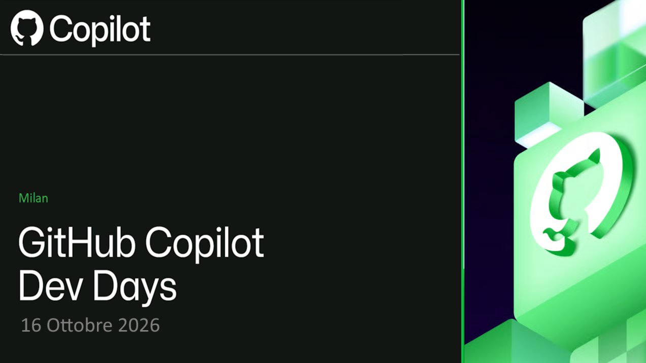 GitHub Copilot | DevDays | Milano