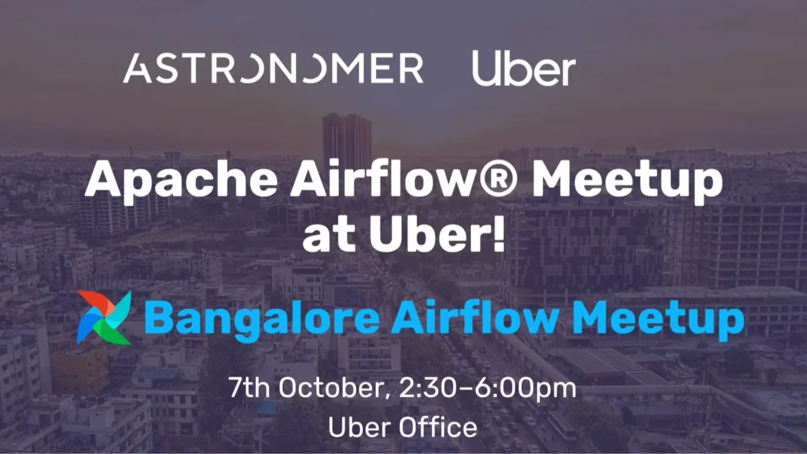 Bangalore Apache Airflow® Meetup at Uber