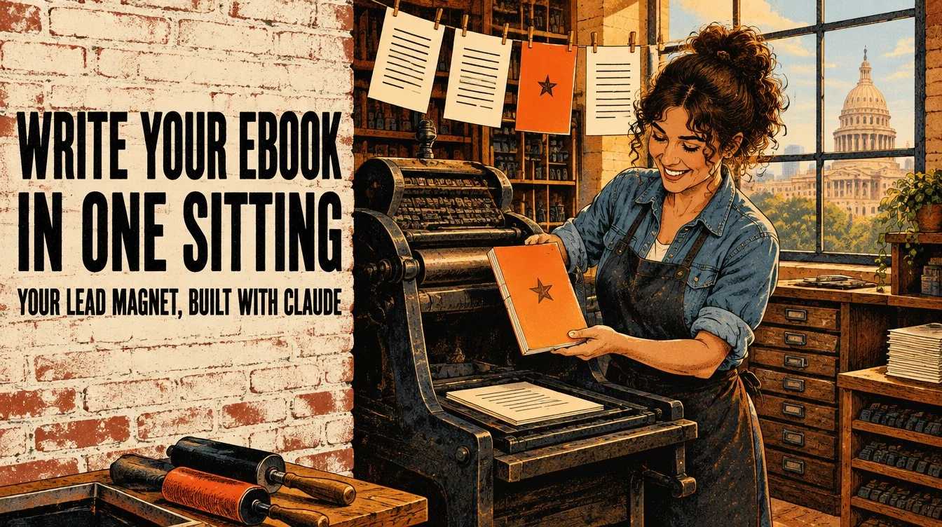 Write Your Lead Magnet Ebook with Claude in One Sitting [ONLINE]