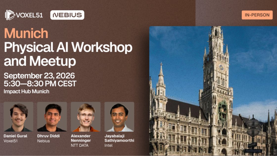 Sept 23 - Munich Physical AI Workshop and Meetup