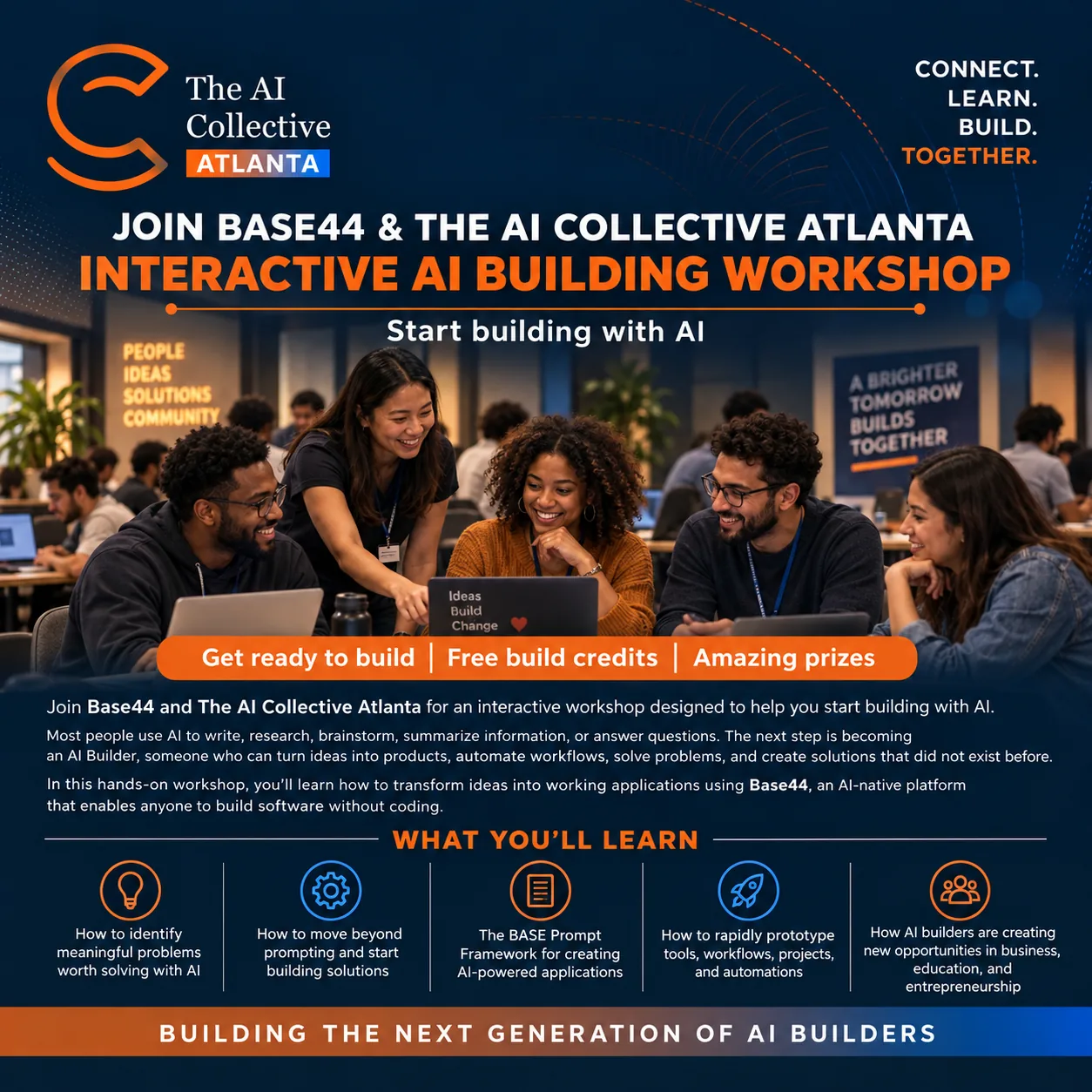 From AI User to AI Builder - Base44 x AI Collective (Atlanta)