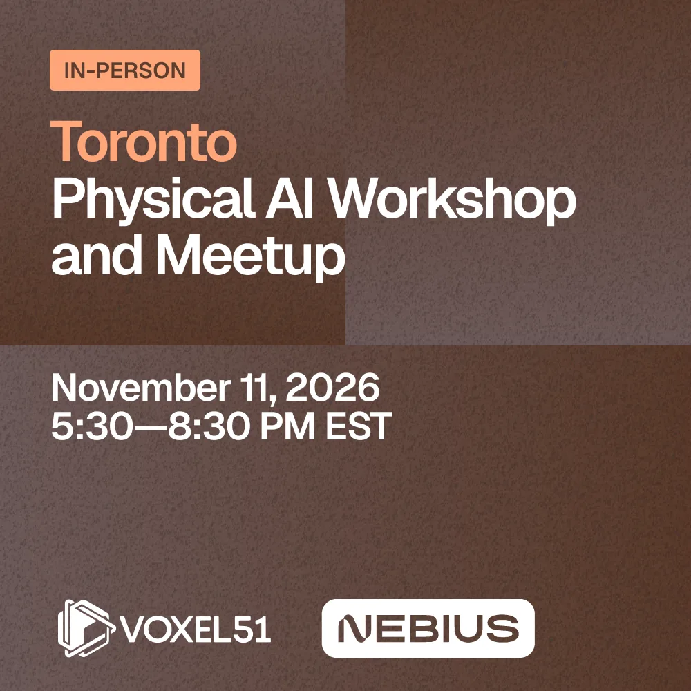 Toronto Physical AI Workshop and Meetup