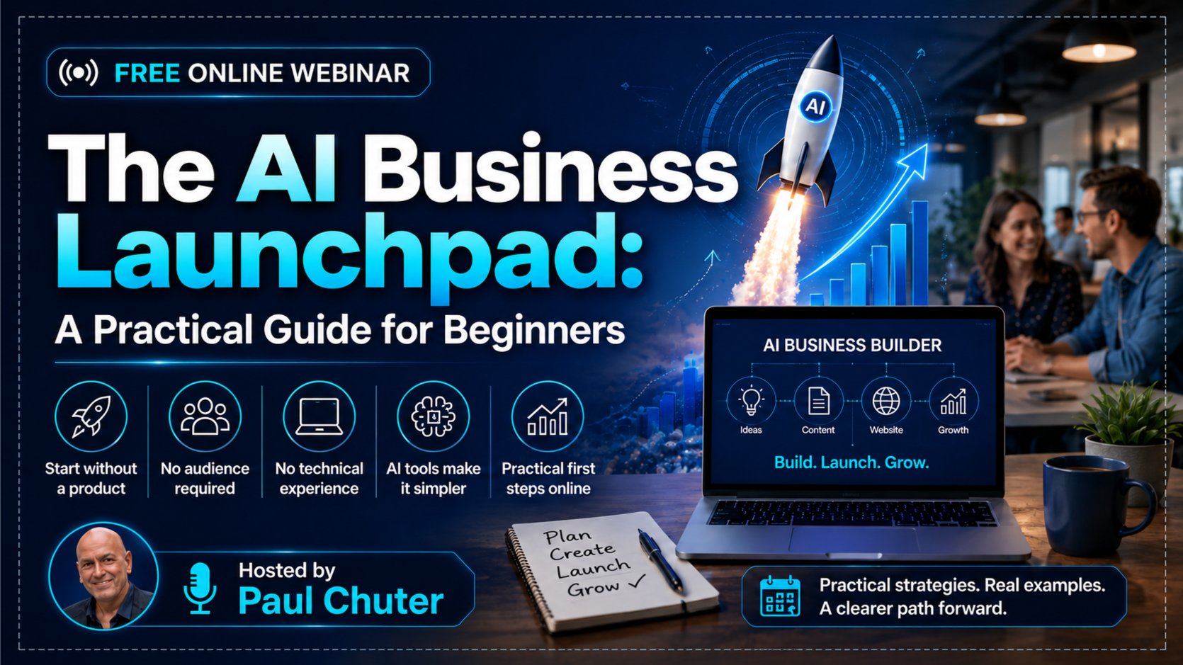 The AI Business Launchpad: A Practical Guide for Beginners