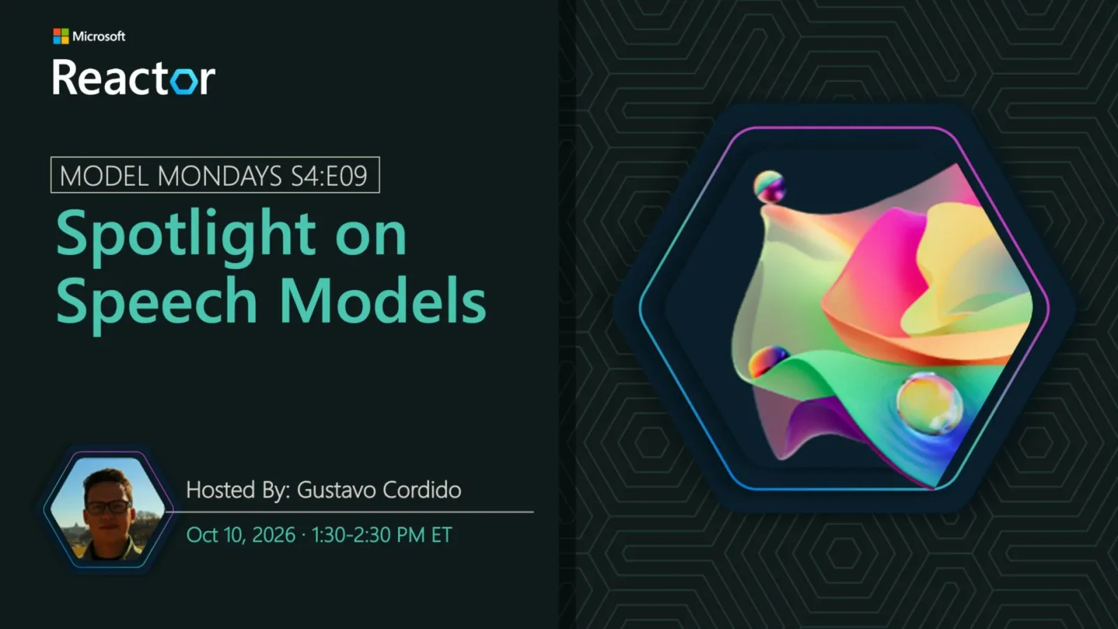 Model Mondays - Spotlight on Speech Models