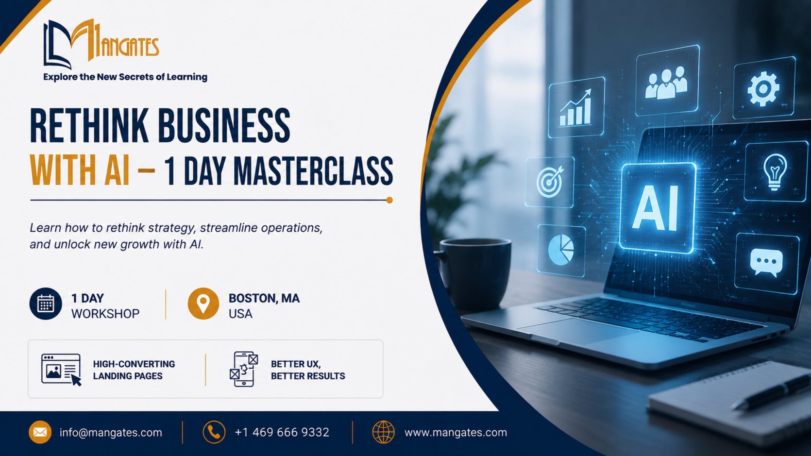 Rethink Business With AI – 1 Day Masterclass | Boston, MA