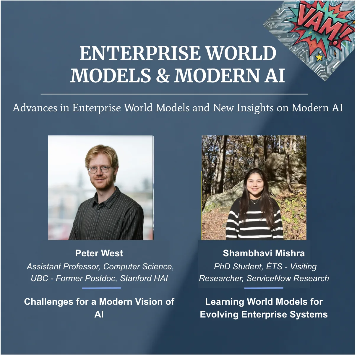 VAM! Talks: Enterprise World Models & Modern AI ⭐