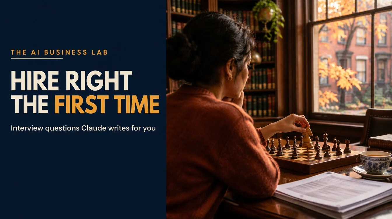Hire Right the First Time: Interview Questions Claude Writes for You [ONLINE]