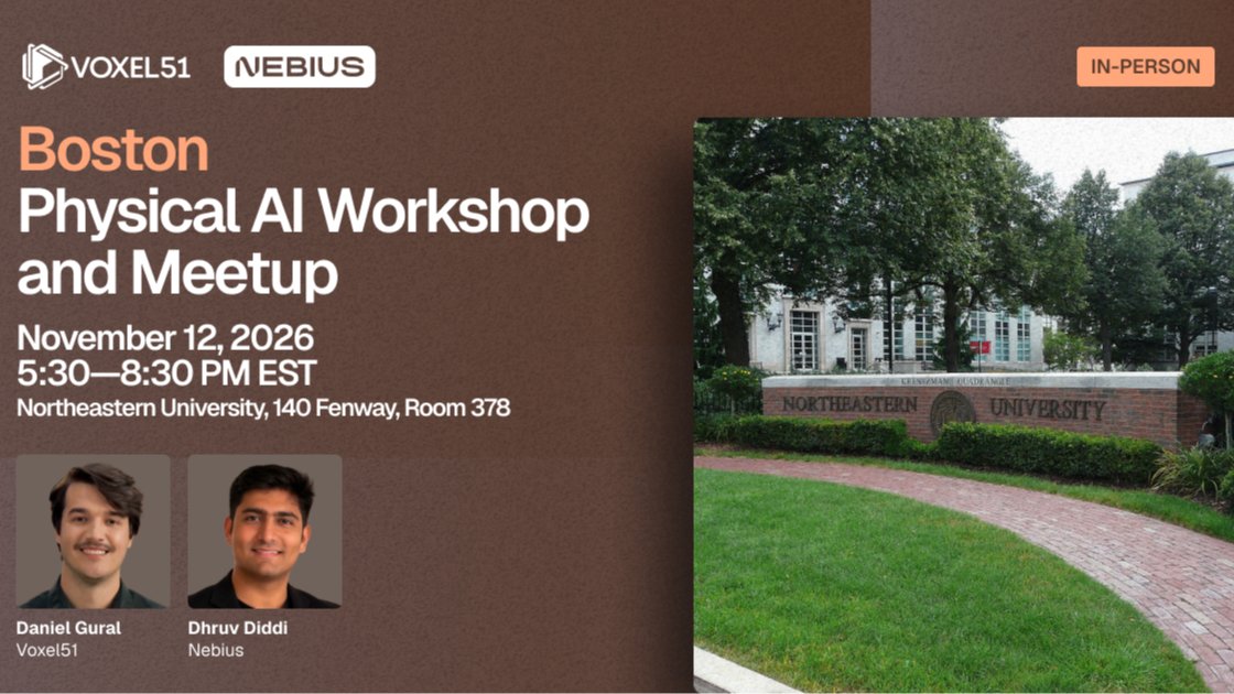 Nov 12 - Boston Physical AI Workshop and Meetup