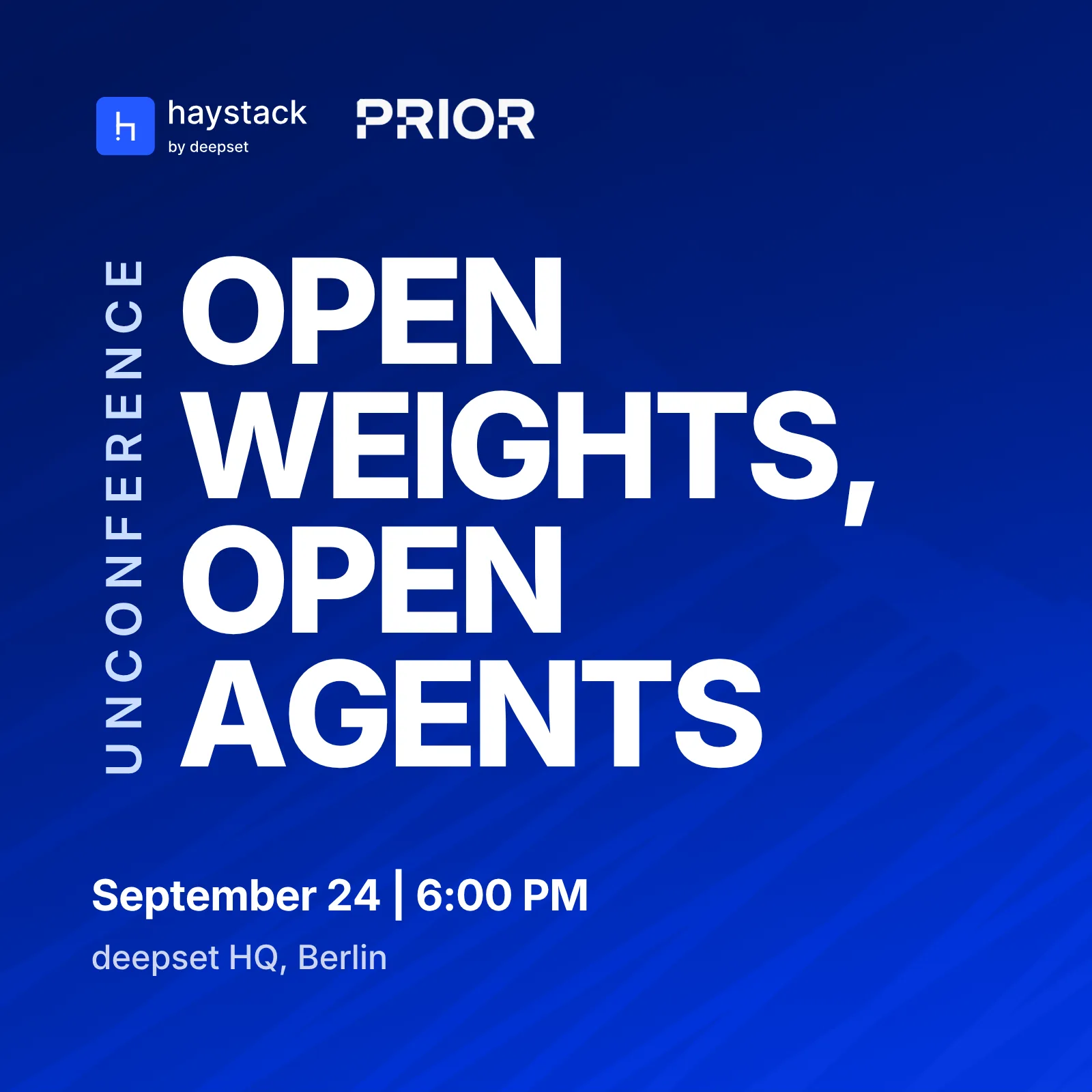 Unconference: Open Weights, Open Agents