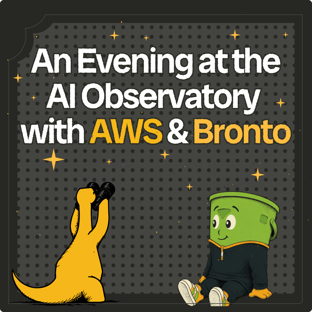 An Evening at the AI Observatory with AWS & Bronto