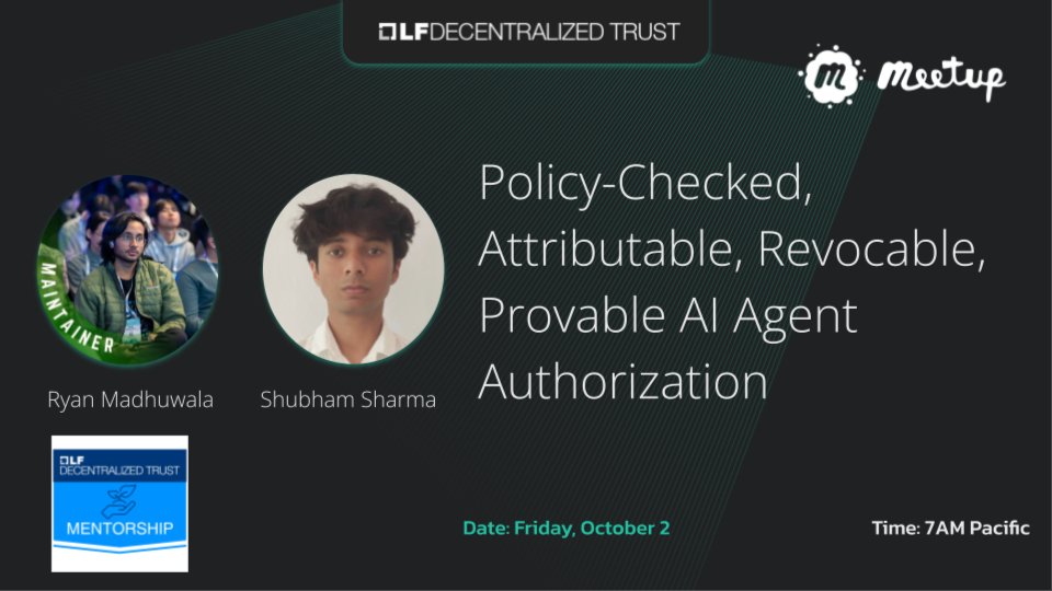 Policy-Checked, Attributable, Revocable, Provable AI Agent Authorization