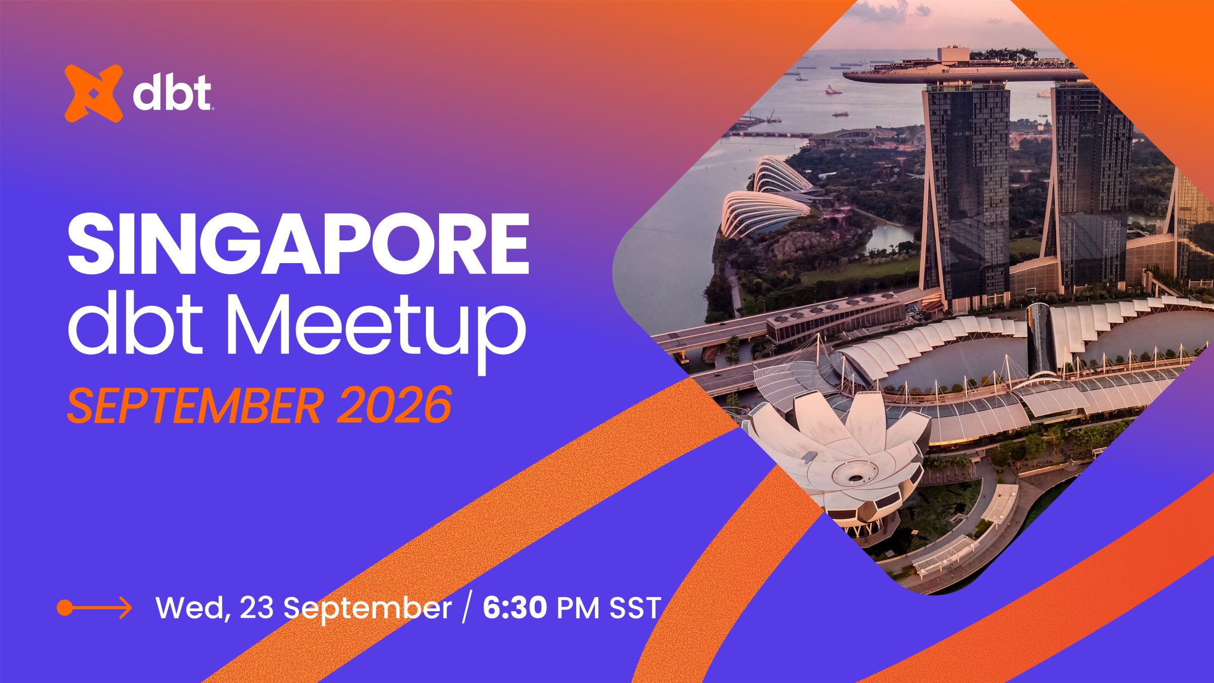 Singapore dbt Meetup (in-person) - Sep 2026