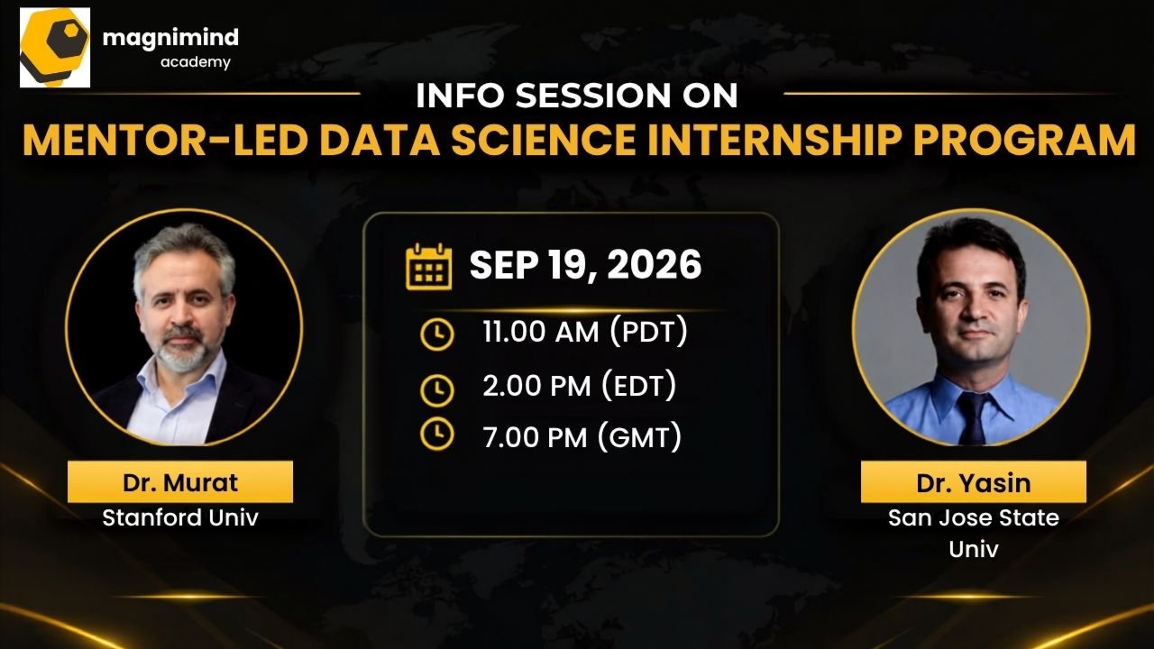 Info Session on Mentor-Led Data Science Internship Program