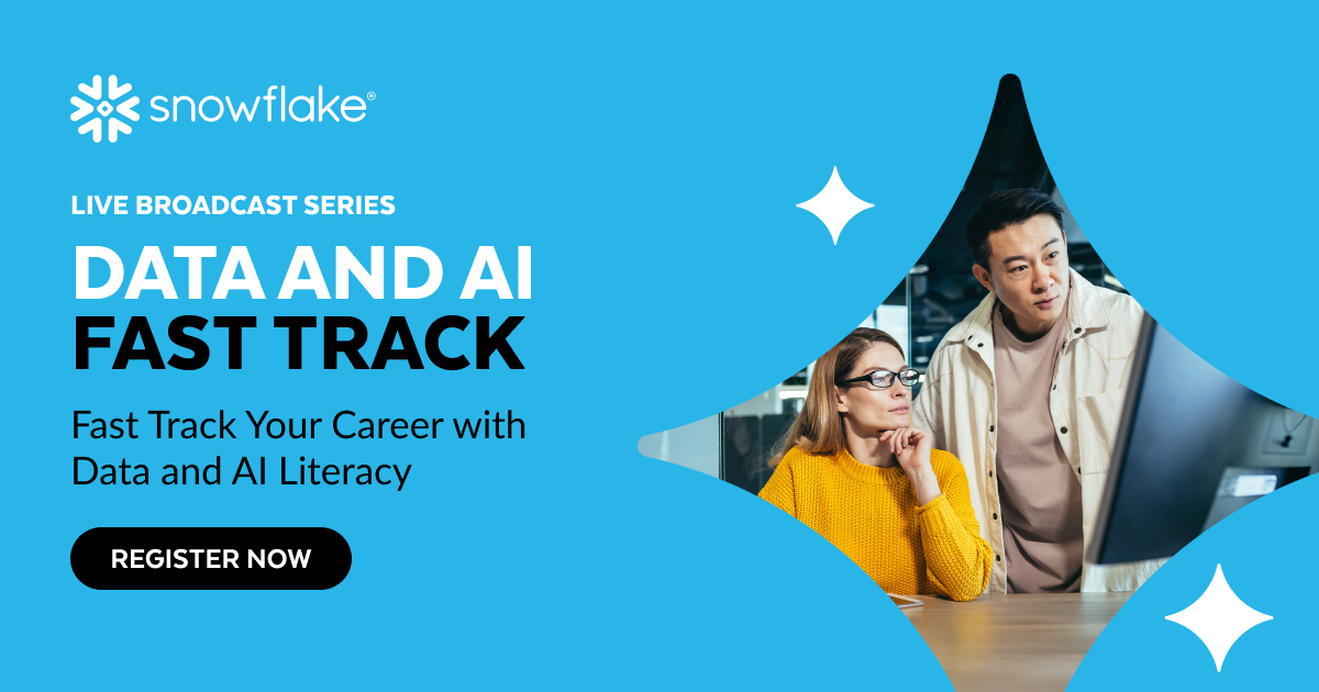 Snowflake Data & AI Fast Track — Free 6-Part AI Webinar Series (2026)