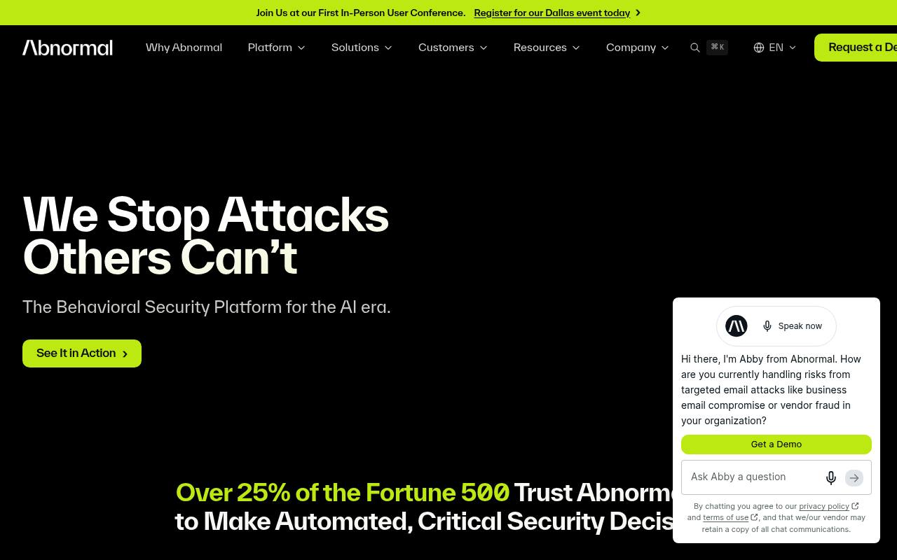 Abnormal Inbound Email Security
