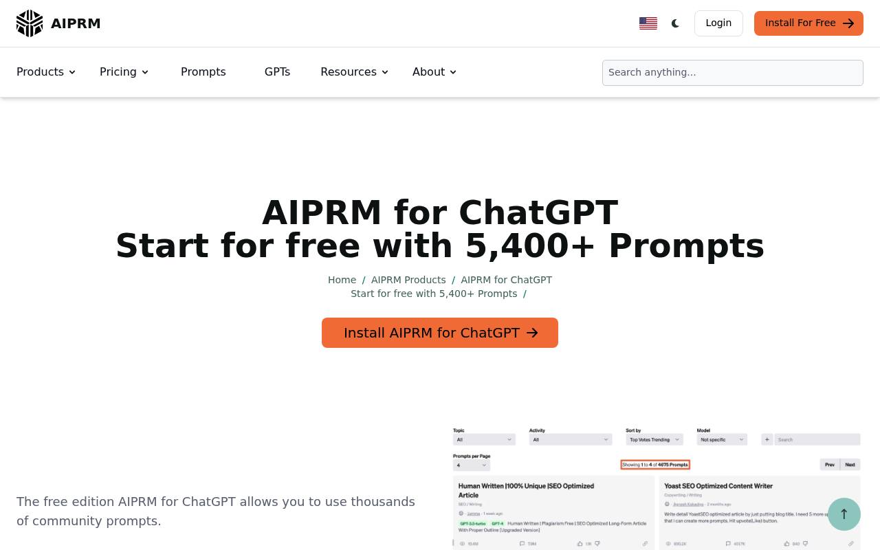 AIPRM for ChatGPT