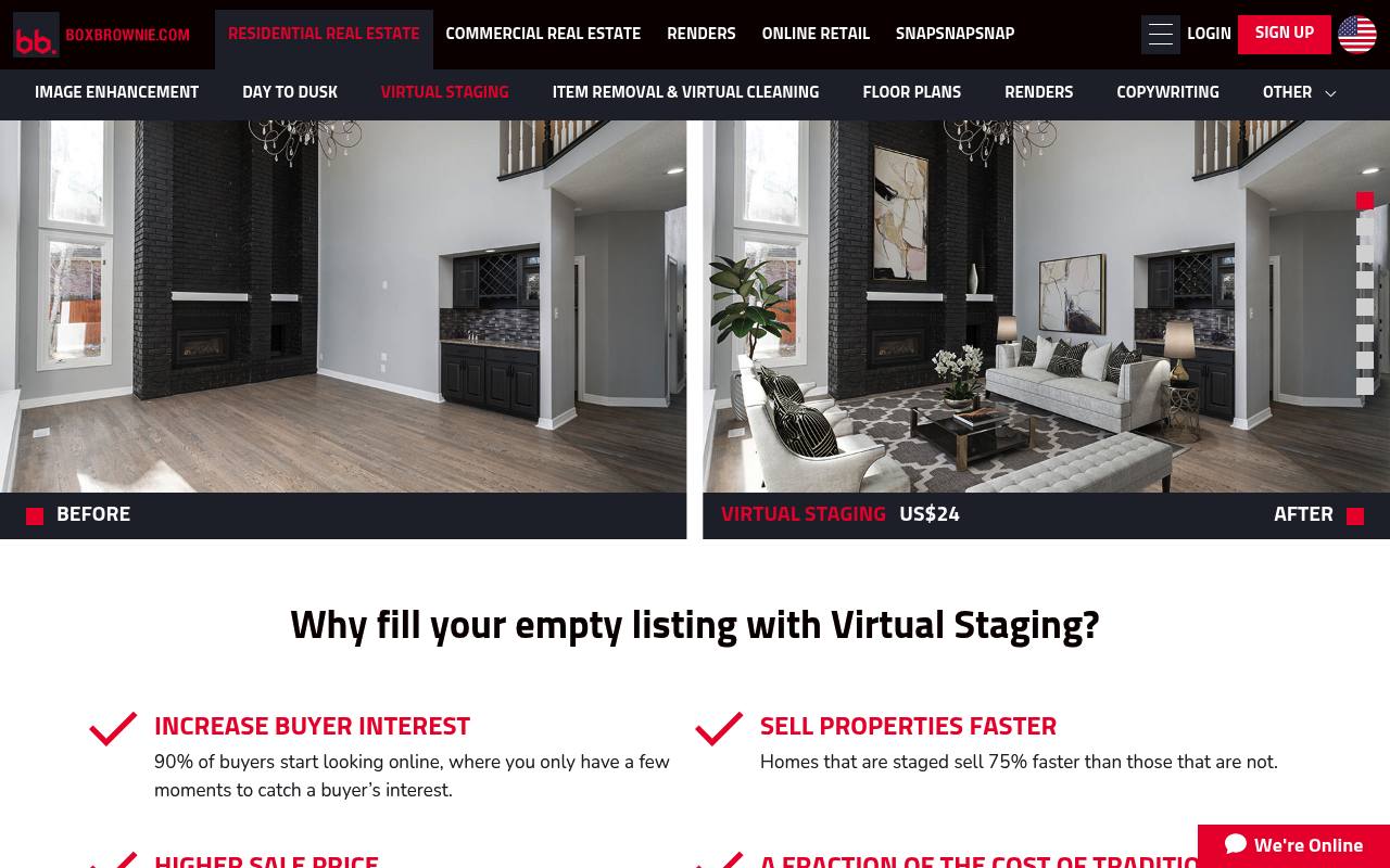 BoxBrownie Virtual Staging