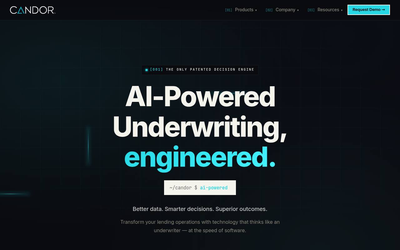 Candor Loan Engineering System