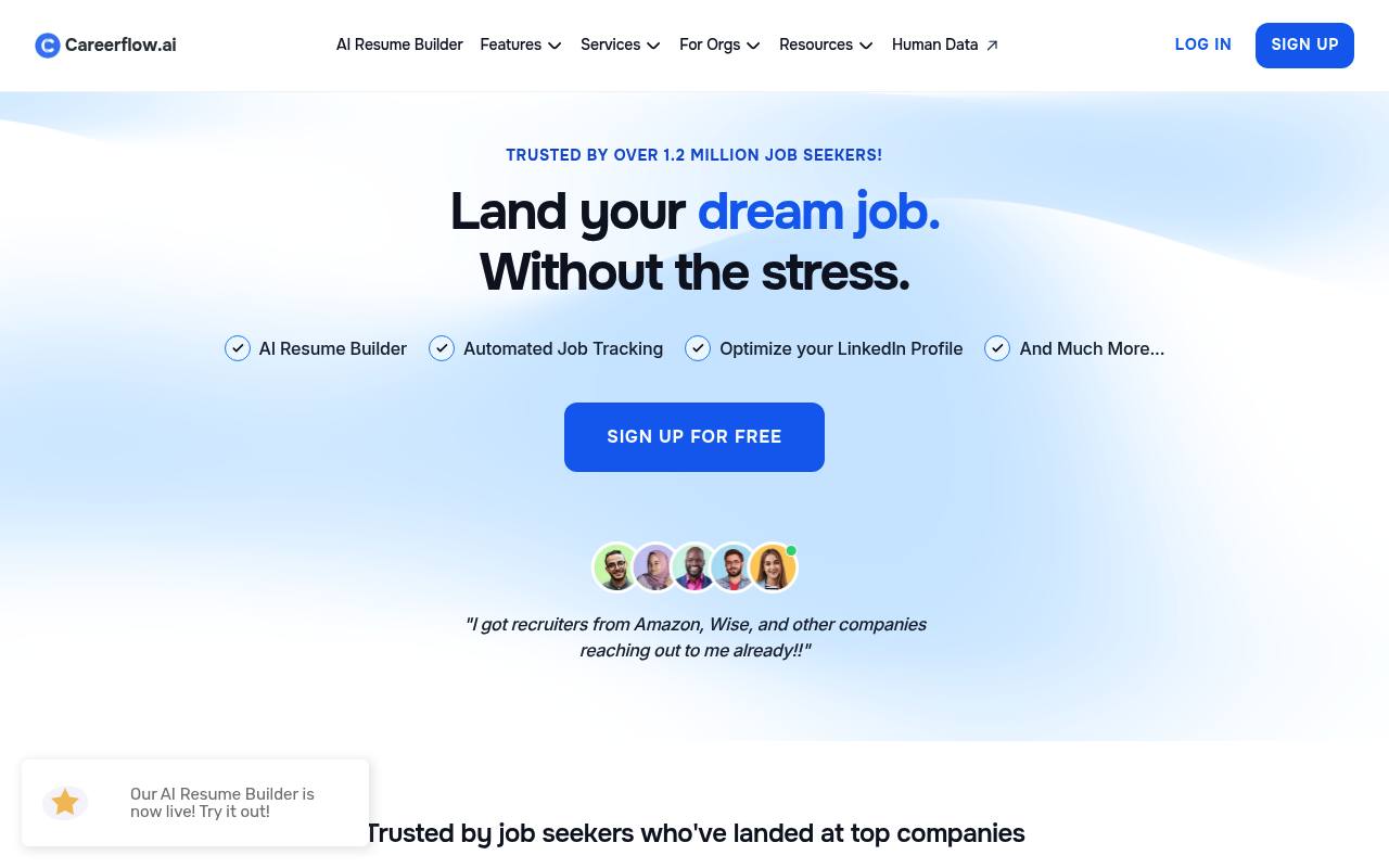 Careerflow LinkedIn Optimizer