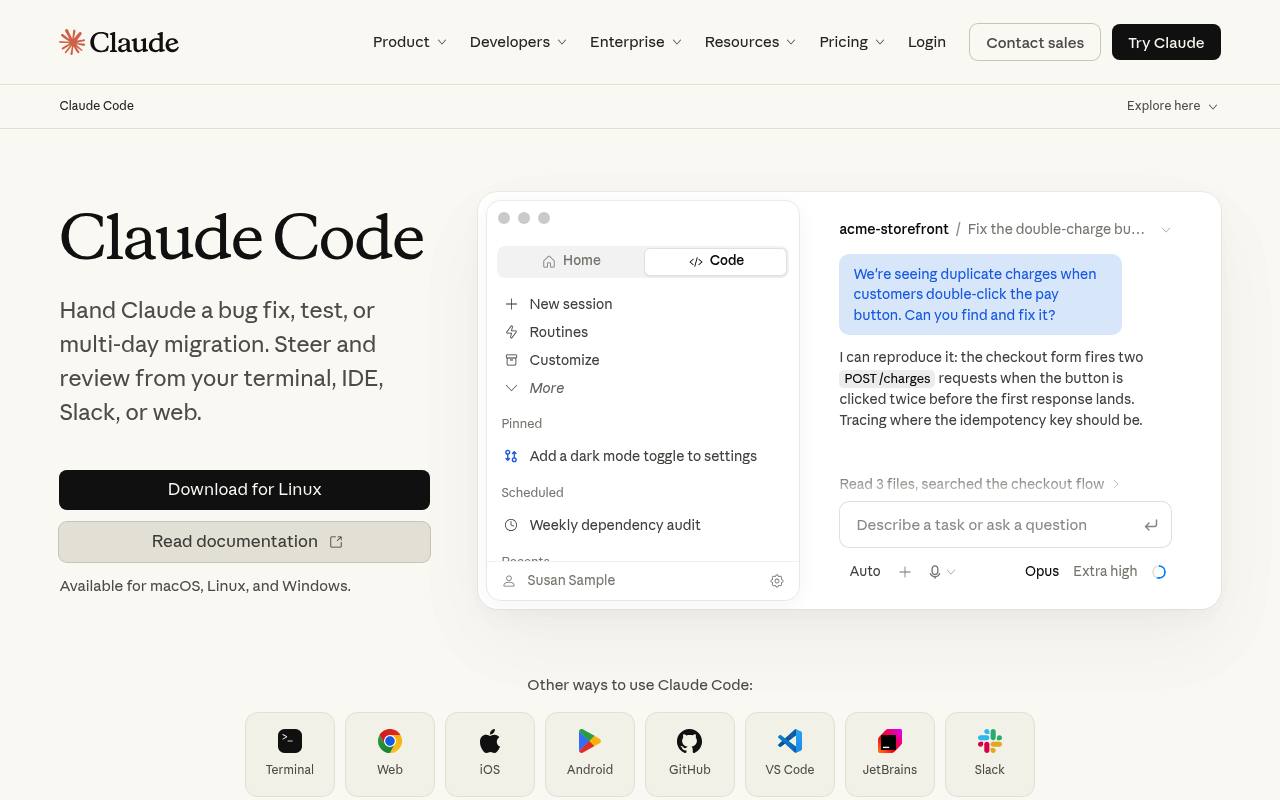 Claude Code - Anthropic's Agentic Terminal Coding Tool | AI.info