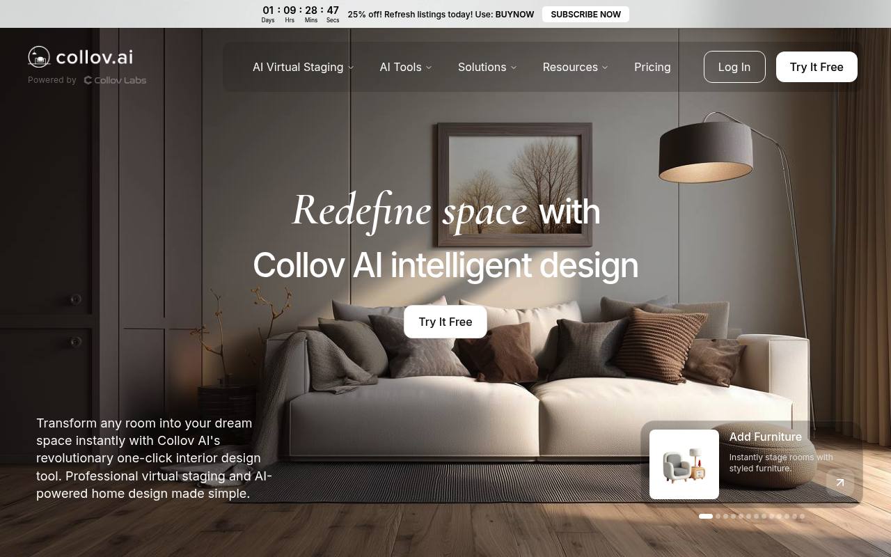 Collov AI Virtual Staging