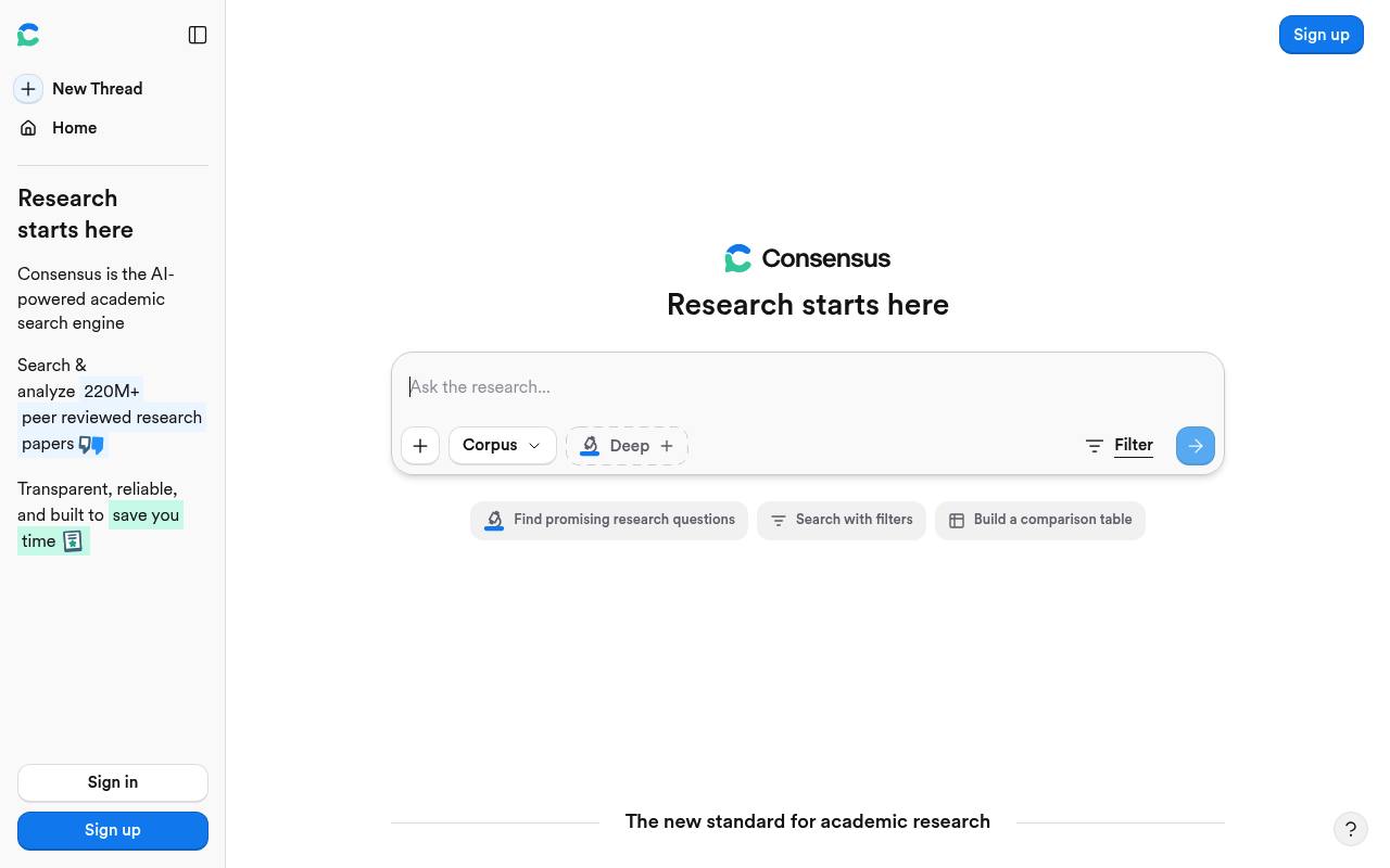 Consensus - AI Scientific Search Engine | AI.info